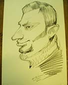 шарж на Евгения Булка